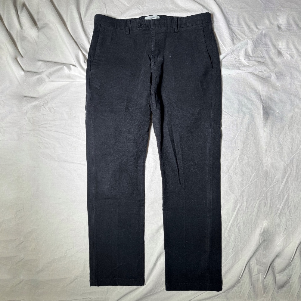 Reiss Black Cotton Pants